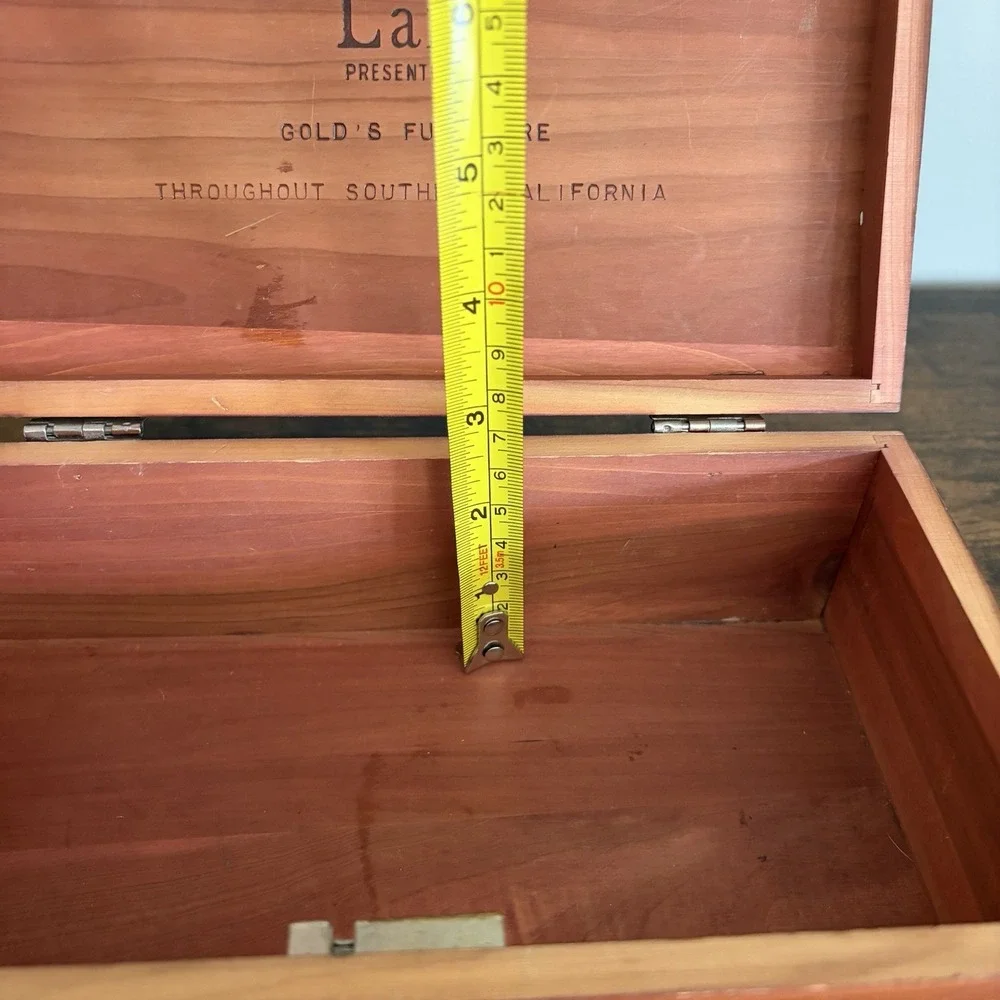 Vintage Lane Mini Cedar Chests Trinket/Jewelry Box, Without Key  Decorative